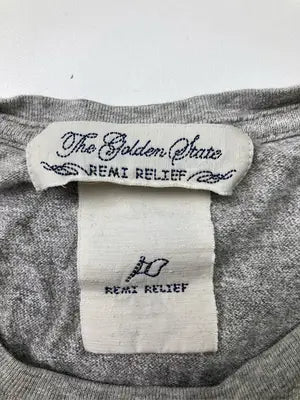 REMI RELIEF/Tシャツ/カットソー/トップス/グレー/S