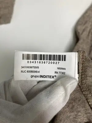 ZARA/ザラ/Tシャツ/カットソー/トップス/ベージュ/USA S