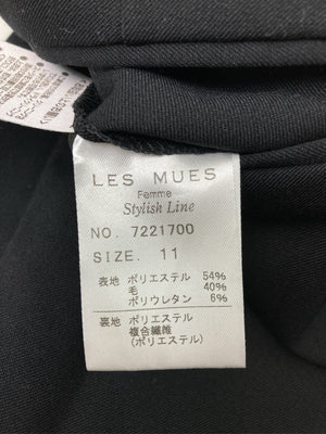 LES MUES/レミュー/スラックス/パンツ/ブラック/11