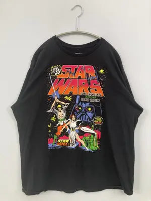 STARWARS/スターウォーズ/Tシャツ/カットソー/トップス/ブラック/2X