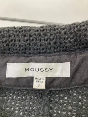 MOUSSY/マウジー/ニット/セーター/トップス/ブラック/F