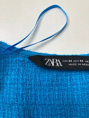ZARA/ザラ/ベスト/トップス/ブルー/USA M