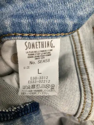 SOMETHING/サムシング/デニムパンツ/パンツ/スカイブルー/L