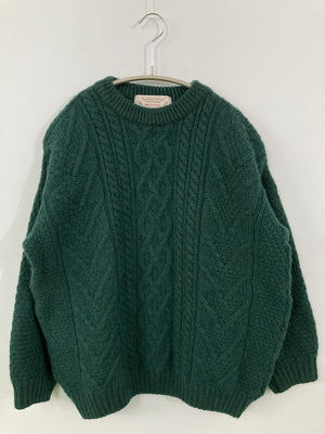 ニット/セーター/トップス/グリーン/M