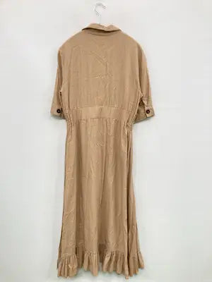 ZARA/ザラ/ワンピース/ワンピース/ドレス/ベージュ/S