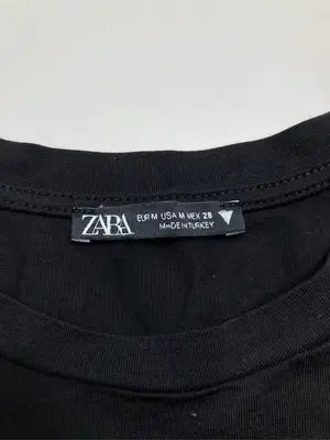 ZARA/ザラ/Tシャツ/カットソー/トップス/ブラック/EUR M
