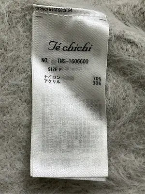 Te chichi/テチチ/ニット/セーター/トップス/グレー/F