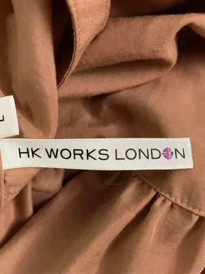 HK WORKS LONDON/エイチケーワークスロンドン/シャツ/ブラウス/トップス/ブラウン/L