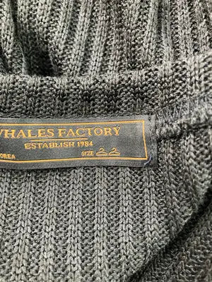 WHALES FACTORY/ニット/セーター/トップス/ブラック/22