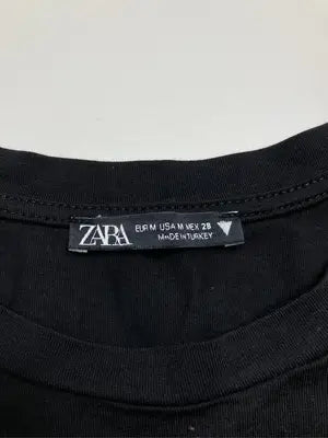 ZARA/ザラ/Tシャツ/カットソー/トップス/ブラック/EUR M