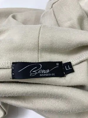 bena/Tシャツ/カットソー/トップス/ベージュ/LL