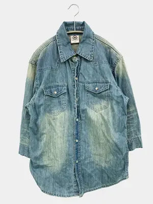 NEAR・BRAND/シャツ/ブラウス/トップス/ブルー/LARGE