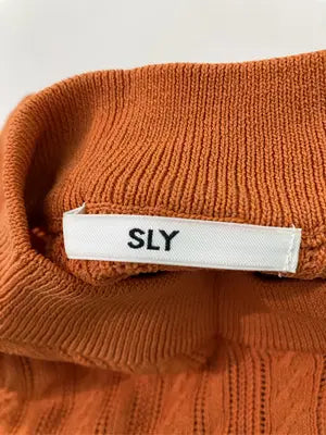 SLY/スライ/Tシャツ/カットソー/トップス/オレンジ/FREE