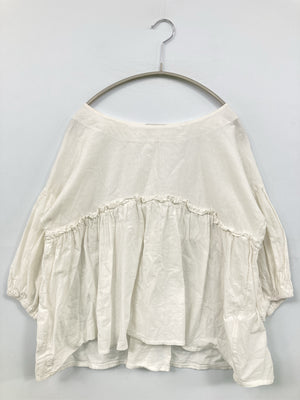 emi +/エミ/シャツ/ブラウス/トップス/ホワイト