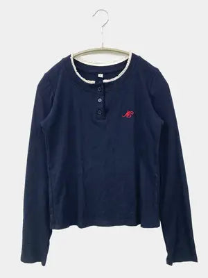 Tシャツ/カットソー/トップス/ネイビー/M