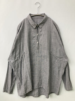 ANTIQUA/アンティカ/シャツ/ブラウス/トップス/グレー/M