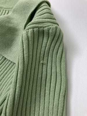 ニット/セーター/トップス/ライトグリーン/F