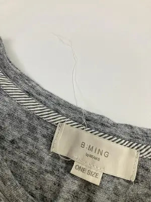 B:MING/ビーミング/Tシャツ/カットソー/トップス/グレー/ONE SIZE