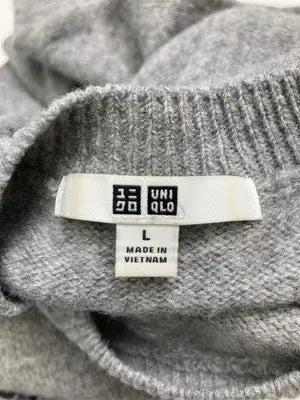 UNIQLO/ユニクロ/ニット/セーター/トップス/グレー/L