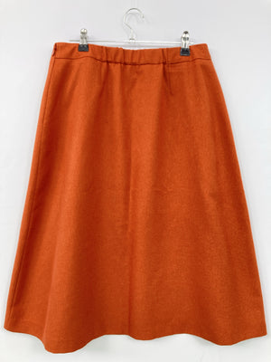 index/インデックス/ミモレ/半端丈スカート/スカート/オレンジ/LL