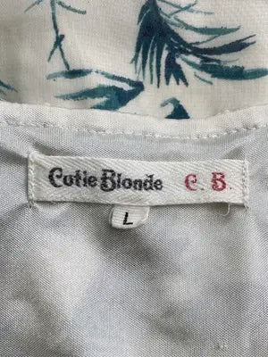 Cutie Blonde/キューティーブロンド/タンクトップ/トップス/アイボリー/L