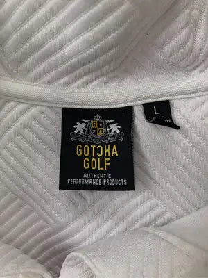 GOTCHA GOLF/ポロシャツ/トップス/ホワイト/L