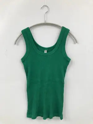 UNIQLO/ユニクロ/タンクトップ/トップス/グリーン/S