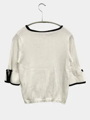 tocco closet/ニット/セーター/トップス/ホワイト/M