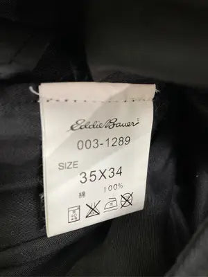 Eddie Bauer/エディーバウアー/スラックス/パンツ/ブラック/35X34