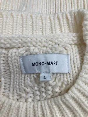 MONO-MART/モノマート/ニット/セーター/トップス/アイボリー/L