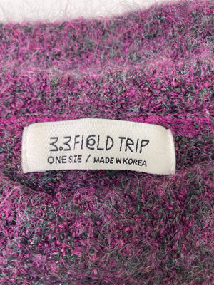 3。3 FIELD TRIP/ニット/セーター/トップス/ピンク/ONE SIZE