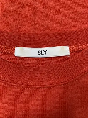 SLY/スライ/Tシャツ/カットソー/トップス/レッド/FREE