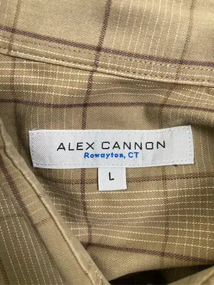 ALEX CANNON/シャツ/ブラウス/トップス/ベージュ/L
