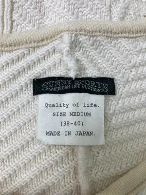 SUNNY SPORTS/サニースポーツ/ニット/セーター/トップス/アイボリー/MEDIUM(38-40)