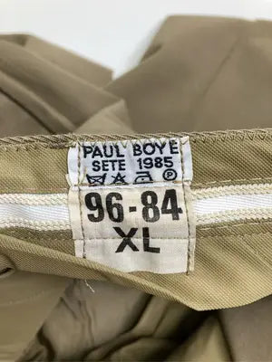 PAUL BOYE/スラックス/パンツ/ブラウン/XL