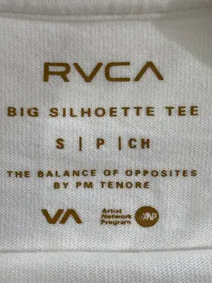 RVCA/ルーカ/Tシャツ/カットソー/トップス/ホワイト/S