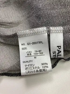 PALEMO STORE/Tシャツ/カットソー/トップス/シルバー/M
