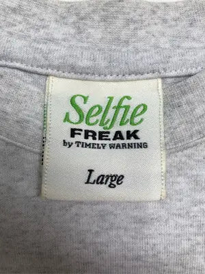 Selfie Freak/Tシャツ/カットソー/トップス/グレー/L