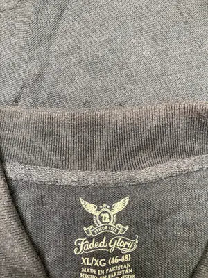 FADED GLORY/フェイデッドグローリー/ポロシャツ/トップス/グレー/XL/XG