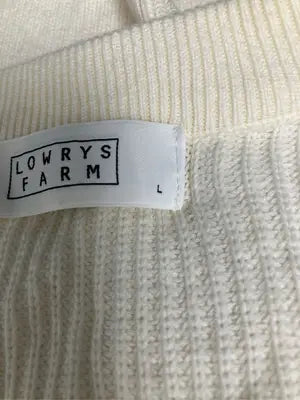 LOWRYS FARM/ローリーズファーム/ニット/セーター/トップス/アイボリー/L