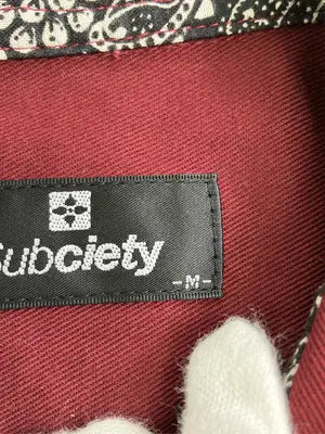 Subciety/サブサエティ/シャツ/ブラウス/トップス/レッド/M