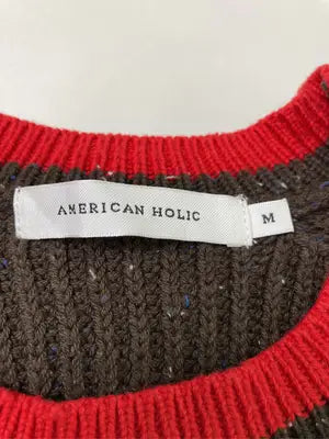 AMERICAN HOLIC/アメリカンホリック/ニット/セーター/トップス/ブラウン/M
