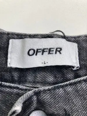OFFER/デニムパンツ/パンツ/ブラック/L