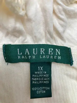 LAUREN RALPH LAUREN/Tシャツ/カットソー/トップス/アイボリー/1X