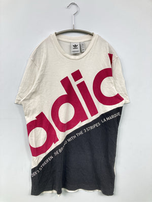 adidas/アディダス/Tシャツ/カットソー/トップス/ホワイト/L