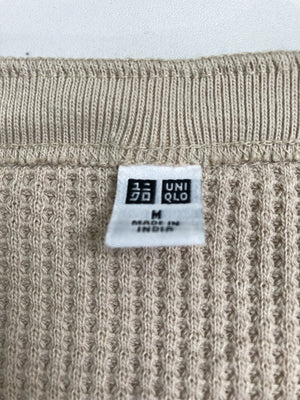 UNIQLO/ユニクロ/Tシャツ/カットソー/トップス/ベージュ/M