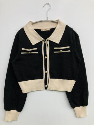 ems/エムズエキサイト/カーディガン/ボレロ/トップス/ブラック/F