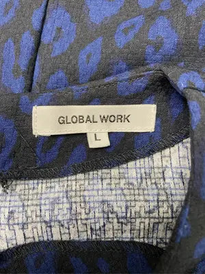 GLOBAL WORK/グローバルワーク/ワンピース/ワンピース/ドレス/ブルー/L