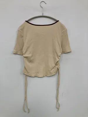 Tシャツ/カットソー/トップス/ベージュ/L