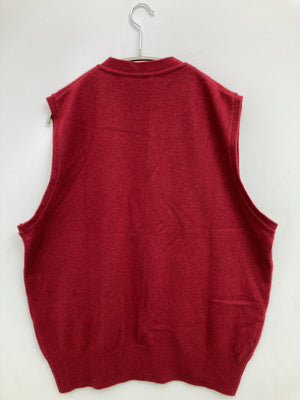 ROCKHORDE CASHMERE/ベスト/トップス/レッド/L